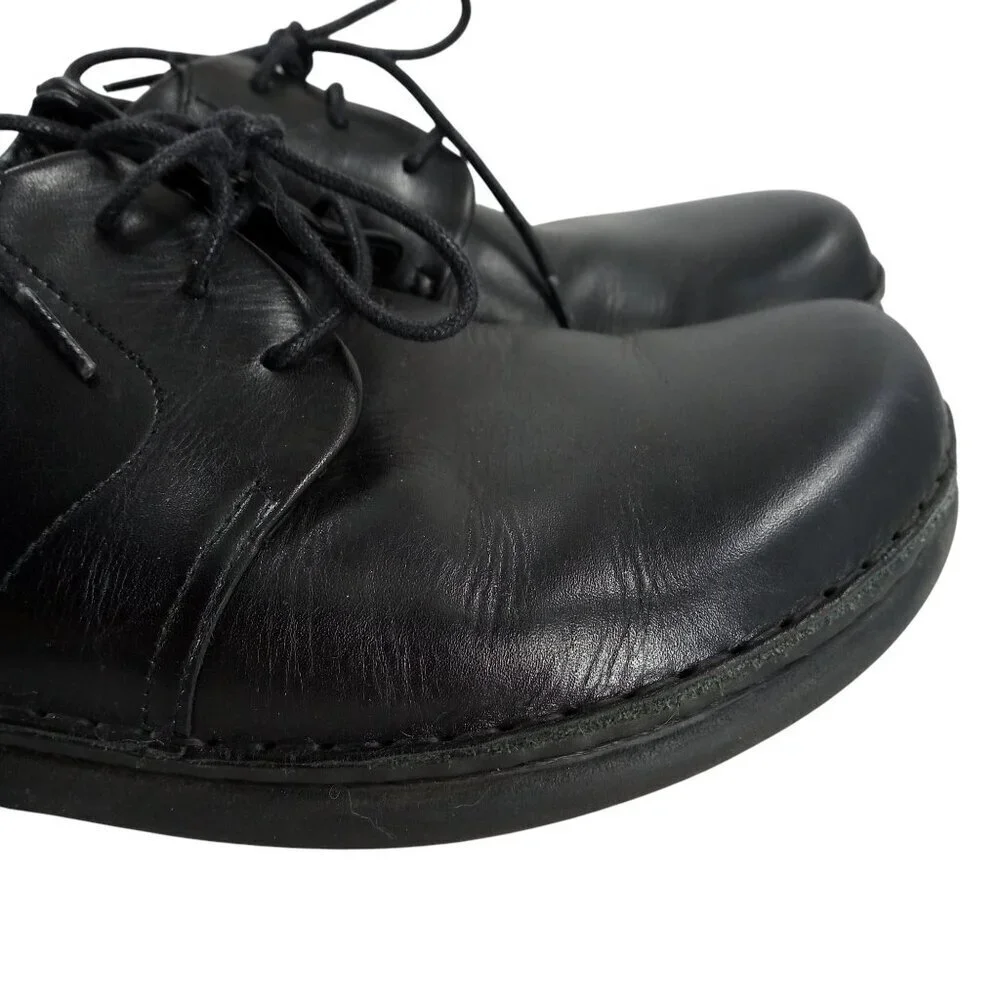 Footprints Birkenstocks Corvallis Black Leather Oxfords Loafers Size 43 10-10.5